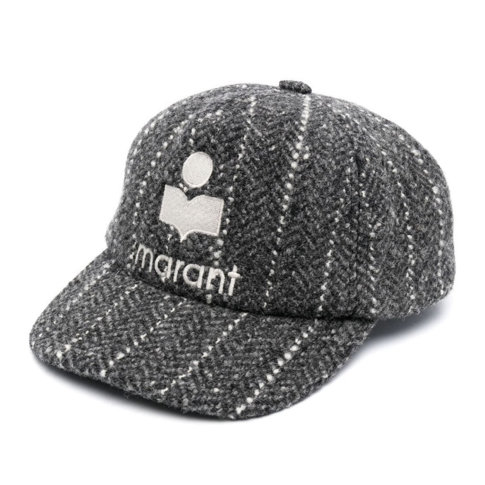 Isabel Marant Tyron Striped Pardessus Cap